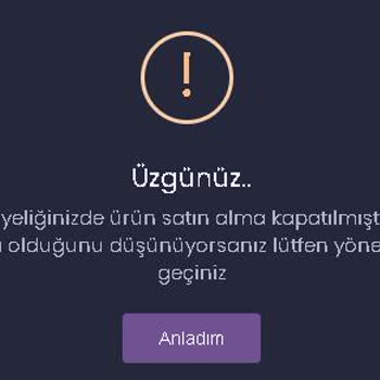 İtemsatış İlan Satın Alamıyorum!