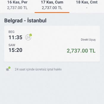 Pegasus 5 Euro'ya Diye 1500 Liranın Üzerinde Bilet Satışı