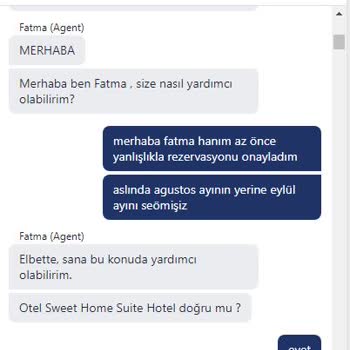 Hotels.com Rezervasyon Değişiklik İptal Ve Geri İade Yapmıyor.