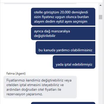 Hotels.com Rezervasyon Değişiklik İptal Ve Geri İade Yapmıyor.