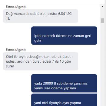 Hotels.com Rezervasyon Değişiklik İptal Ve Geri İade Yapmıyor.