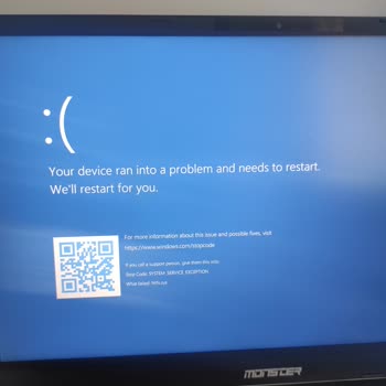 Monster Notebook Windows 10 Güncelleme Hatası