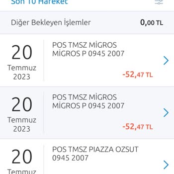 Piazza AVM Samsun Samsun Piazza Avm Migros Mağaza Şikayet