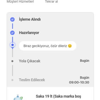 Hepsiburada Market 3 Gündür Bir Damacana Suyu Teslim Edemedi