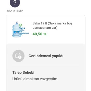 Hepsiburada Market 3 Gündür Bir Damacana Suyu Teslim Edemedi