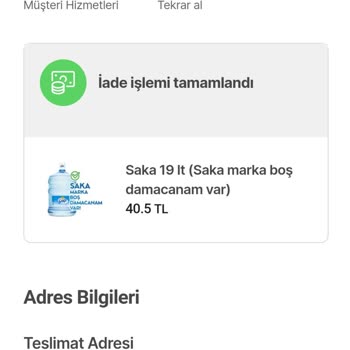 Hepsiburada Market 3 Gündür Bir Damacana Suyu Teslim Edemedi