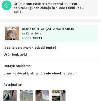 Dolap Haksız İade Talebi Onayı