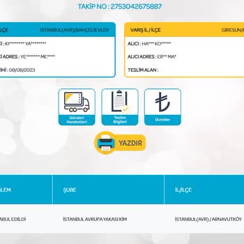 Gelmeyen Ve Bilgi Verilmeyen PTT Kargo