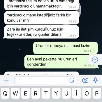 Zara Online'a Kargo İle İade Edilen Ürünlerimin Depoda Bulunamaması