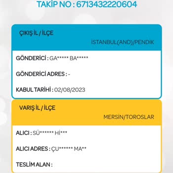 PTT Kargonun Sorumsuz Ve Hatalı Bilgi Vermesidir.