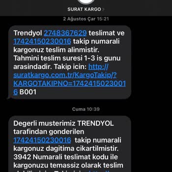 Sürat Kargo Kargo Teslimatı Yapılmıyor