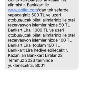 Obilet Bankkart Kart Lira Ödemesi