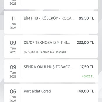 Ziraat Bankası Ziraat Kredi Kart Aidat Ücreti