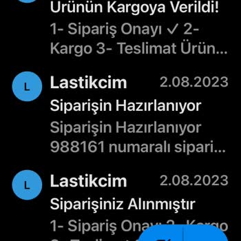 Lastikcim Firması Ürün Gönderiminde Yetersiz Ve İlgisiz