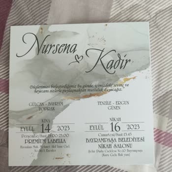 Çakıl Davetiye Davetiye Baskısı, Yanlış Kesilmesi Kalitesizliği