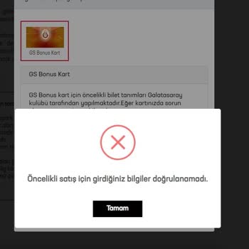 Passolig GS Öncelikli Bilet Hk