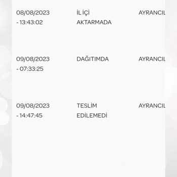 PTT Kargo Ve Mektup Adrese Getirilmiyor