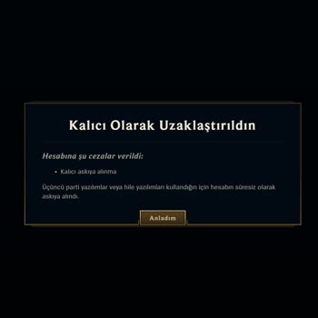 Riot Games Leauge Of Legends Oyununda Boş Yere Ban Yedim