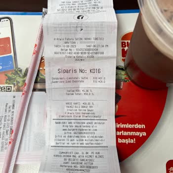 Beylikdüzü Burger King Yaşadığım Mağduriyet