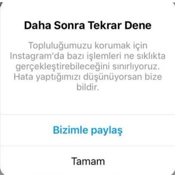 Instagram Yorum, Takip Beğeni Engeli