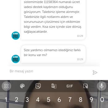 A101 İnternet Sitesi Ücret İadesi Yapılmadı