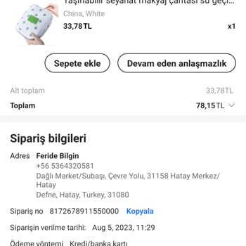 Aliexpress'te Gelmeyen Ürün İçin Teslimat Onayı İstenmesi