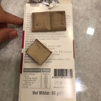 A101 Vince Marka Beyazlamış Çikolata