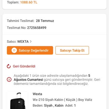 Trendyol Ürün Elime Ulaşmadı