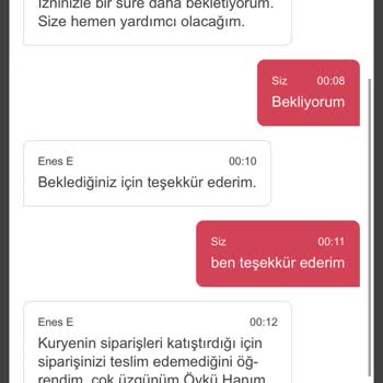 Yemeksepeti Market Siparişi Teslim Etmedi