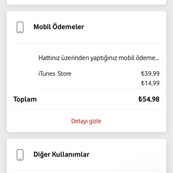 Vodafone İtunes Para Çekimi
