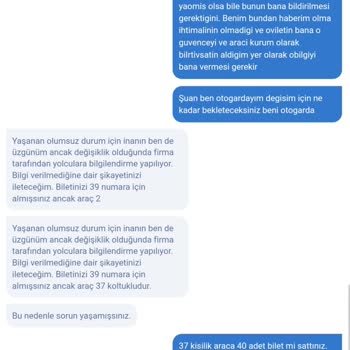 Obilet Olmayan Bileti Satıp Haber Vermiyor.