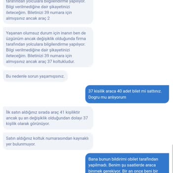 Obilet Olmayan Bileti Satıp Haber Vermiyor.
