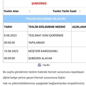 Aras Kargo Malatya Akpınar Şubesi