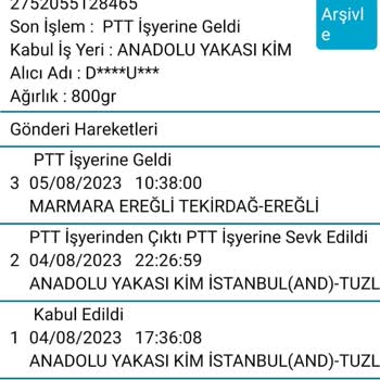 PTT Kargo Şube Olasına Rağmen Kargomu Teslim Etmedi