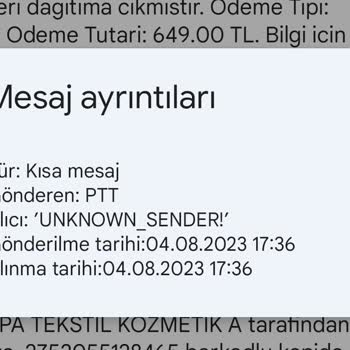 PTT Kargo Şube Olasına Rağmen Kargomu Teslim Etmedi