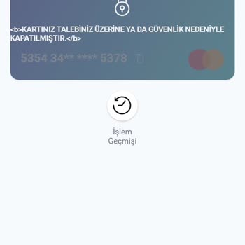 Paycell Kartımı Kilitlediler. Kartımdaki Paramı Alamıyorum.