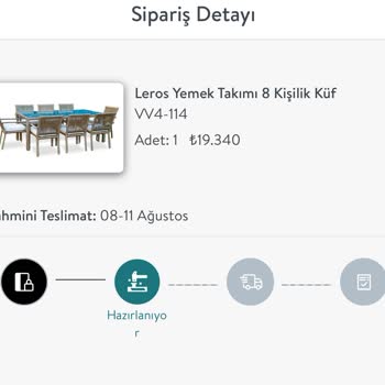 Vivense Ürünün Teslim Durumu İle İlgili Ulaşılabilir Değil