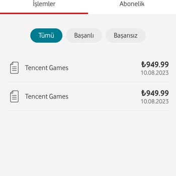 Vodafone Mobil Ödeme İptal Edebilirim