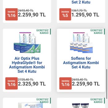 Lensmarket.com Fiyat Farkının Çok Oluşu