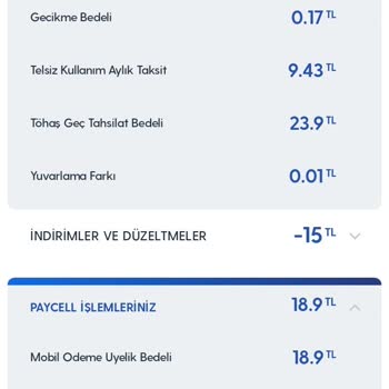 Turkcell Faturama Yansıtılan Ek Ücretler