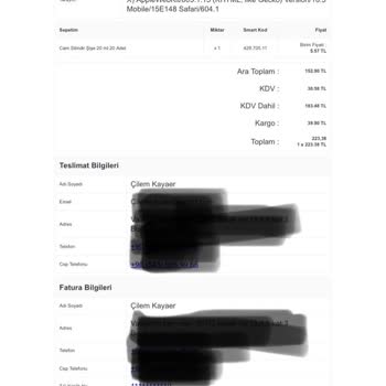 Hammaddeler.com'dan Aldığım Ürün Eksik Ve Yanlış Gönderildi