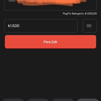 PayFix Çekim İşlemi Yapamıyorum
