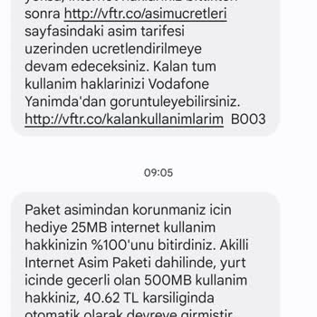 Vodafone Akıllı Uyum 500 MB Uygulaması