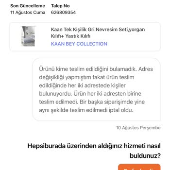 Hepsiburada Ürünü Teslim Etmedi!