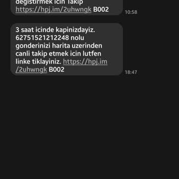 hepsiJET Dağıtıma Çıktı Mesajı Gönderilip Gelmeyen Kargo