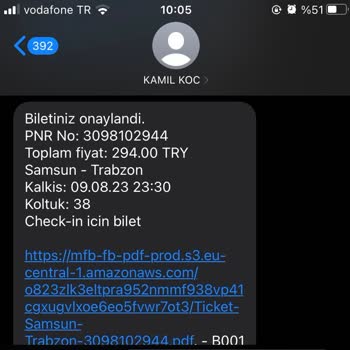 Kamil Koçun Tekli Koltuk Diye Sattığı Yerde Yanımda Adamla Yolculuk