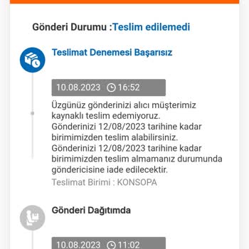 MNG Kargo Konsopa Şubesi Teslimat Sorunu