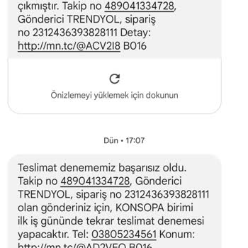MNG Kargo Konsopa Şubesi Teslimat Sorunu