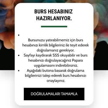 P*****a Mümin Vakfı Tarafından Burs Başvurusu