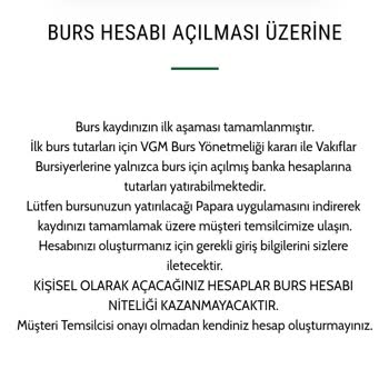 P*****a Mümin Vakfı Tarafından Burs Başvurusu